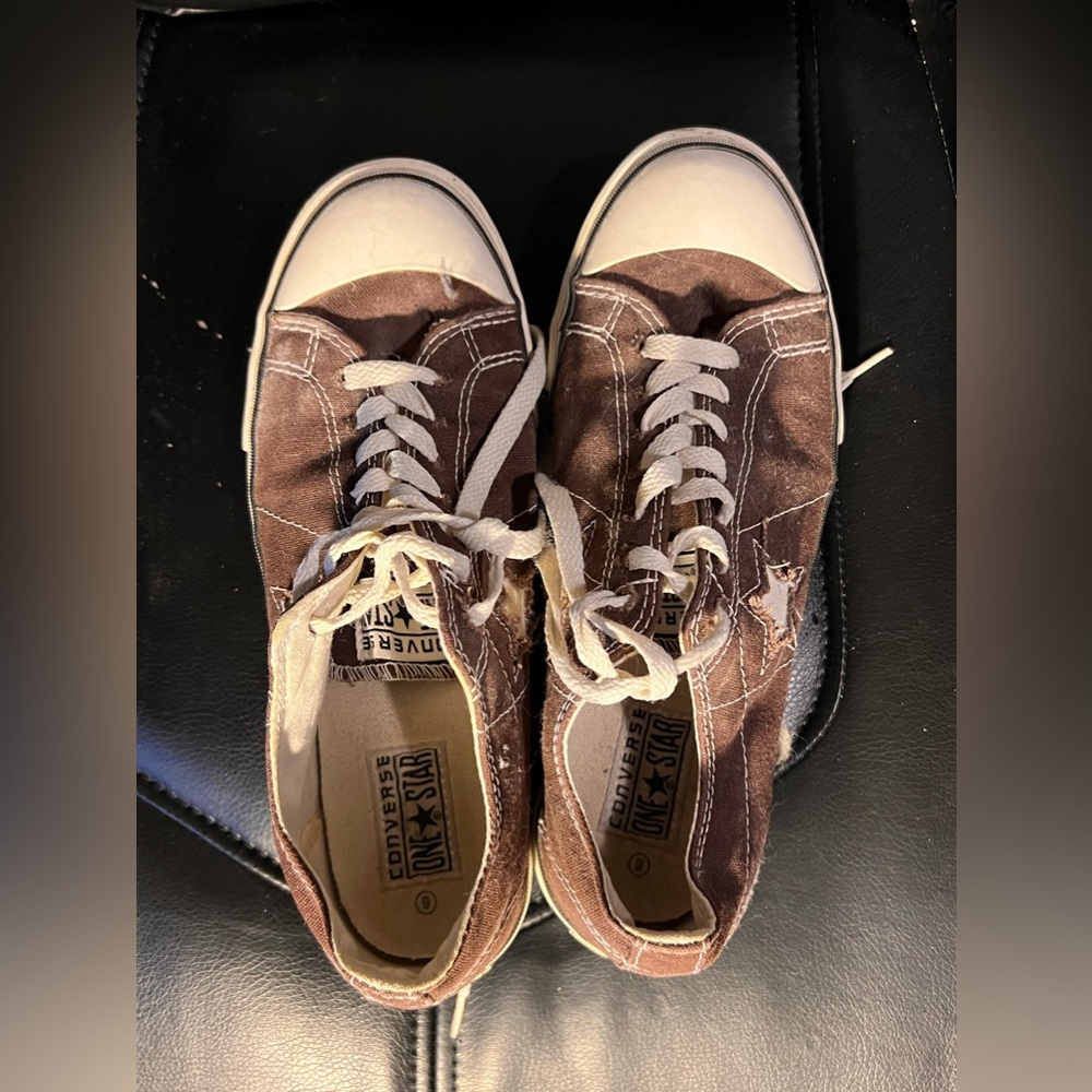 Converse One Star Brown Lace Up Low Top Sneaker Shoes Size 9W 503643FT - Women’s